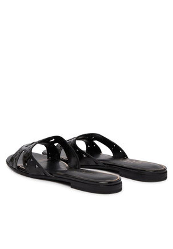 Guess Klapki FLJCIE PAF03 Czarny. Kolor: czarny. Materiał: skóra