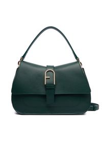 Furla Torebka Flow WB00996 BX2045 BG 4282S 1007 Zielony. Kolor: zielony. Materiał: skórzane