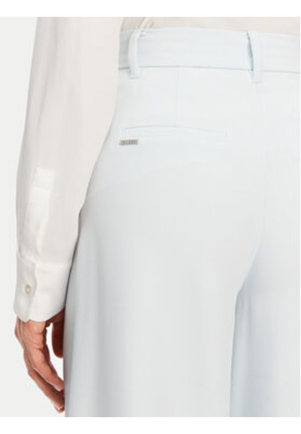 Guess Spodnie palazzo W5GB02 WH9Y2 Błękitny Wide Leg. Kolor: niebieski. Materiał: syntetyk