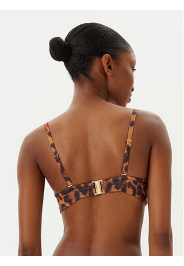 Chantelle Góra od bikini Sauvage C17UNK Brązowy. Kolor: brązowy. Materiał: syntetyk