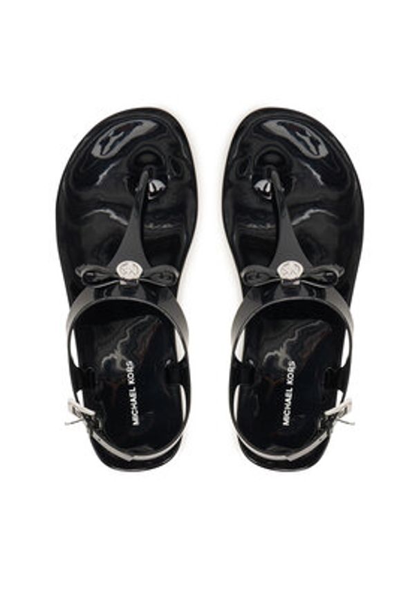 MICHAEL Michael Kors Sandały Eva Thong 40S6EVFA1Q Czarny. Kolor: czarny. Materiał: syntetyk