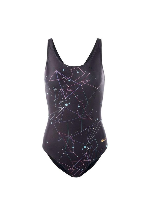 AquaWave - Damski Jednoczęściowy Kostium Kąpielowy Laia Cosmic. Kolor: czarny