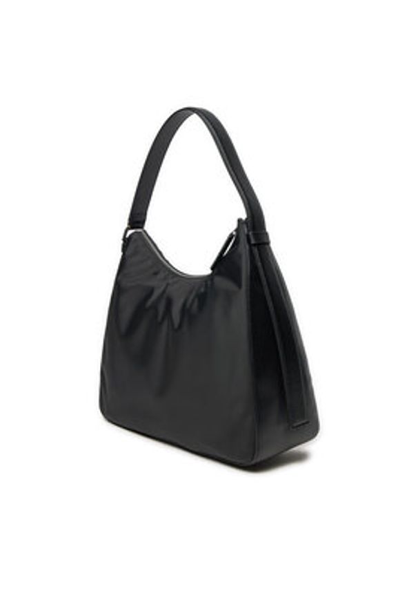 Calvin Klein Torebka Ck Sense Medium Shopper_Nylon K60K613128 Czarny. Kolor: czarny. Materiał: skórzane
