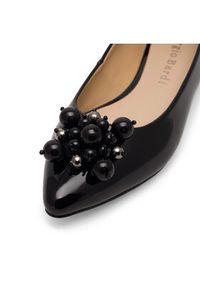 Sergio Bardi Baleriny WFA1572-17Z-SB Czarny. Kolor: czarny. Materiał: lakier, skóra #8