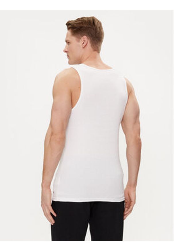 TOMMY HILFIGER - Tommy Hilfiger Komplet 3 tank topów UM0UM03179 Biały Slim Fit. Kolor: biały. Materiał: syntetyk, bawełna