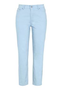 Cellbes Rozciągliwe spodnie z materiału twill błękitny female niebieski 40. Kolor: niebieski #1