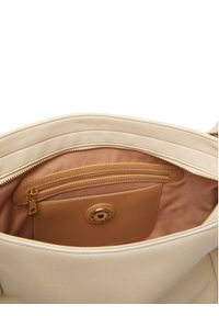 Love Moschino - LOVE MOSCHINO Torebka JC4056PP1PLL0110 Kremowy. Kolor: kremowy. Materiał: skórzane #5