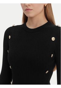 Guess Sukienka dzianinowa W6RK06 Z2YJ2 Czarny Regular Fit. Kolor: czarny. Materiał: wiskoza #3