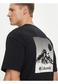 columbia - Columbia T-Shirt Butte™ 2071701 Czarny Relaxed Fit. Kolor: czarny. Materiał: bawełna