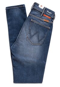 Wrangler - WRANGLER HIGH SKINNY FOZEN BLUE W27HX782Z. Stan: podwyższony #3