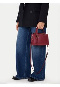 Furla Torebka Nuvola Small WB01337 BX2045 CN 0053S 1007 Bordowy. Kolor: czerwony. Materiał: skórzane #6