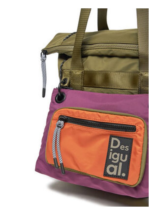 Desigual Plecak 24WAKY18 Khaki. Kolor: brązowy. Materiał: materiał
