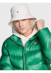 TOMMY HILFIGER - Tommy Hilfiger Kapelusz Essential Flag Bucket AW0AW14543 Biały. Kolor: biały. Materiał: materiał, bawełna