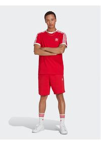Adidas - adidas T-Shirt Adicolor Classics 3-Stripes T-Shirt IA4852 Czerwony Regular Fit. Kolor: czerwony. Materiał: bawełna #4