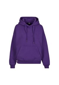 Urban Classics - Damska Bluza Z Kapturem Ultra Heavyweight Oversized Hoodie. Typ kołnierza: kaptur. Kolor: fioletowy