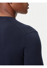 Polo Ralph Lauren Sweter Ls Sf Cn Pp 710684957001 Granatowy Slim Fit. Typ kołnierza: polo. Kolor: niebieski. Materiał: bawełna