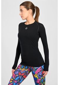 NESSI SPORTSWEAR - Longsleeve termoaktywny sportowy damski Nessi Sportswear Ultra. Kolor: czarny. Długość rękawa: długi rękaw. Sport: bieganie