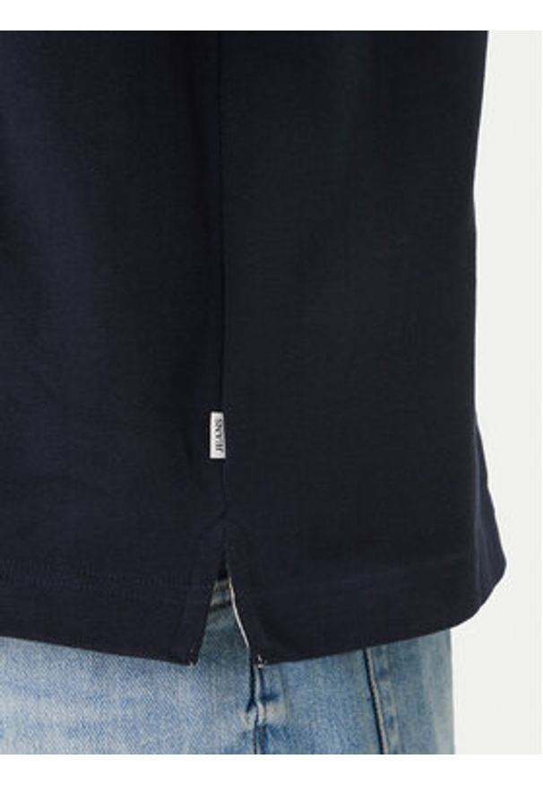 Guess Jeans Polo M6GP13 KCYM1 Granatowy Oversize. Typ kołnierza: polo. Kolor: niebieski. Materiał: bawełna