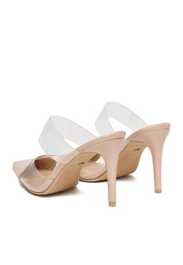 DeeZee Szpilki 2024-89 Beżowy. Kolor: beżowy. Materiał: skóra. Obcas: na szpilce