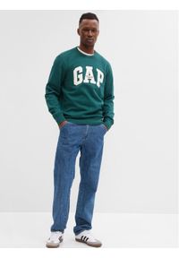 GAP - Gap Bluza 852079-40 Zielony Regular Fit. Kolor: zielony. Materiał: bawełna