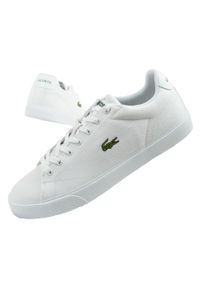 Buty trampki sportowe męskie Lacoste Lerond Set 125 1. Kolor: biały. Materiał: materiał