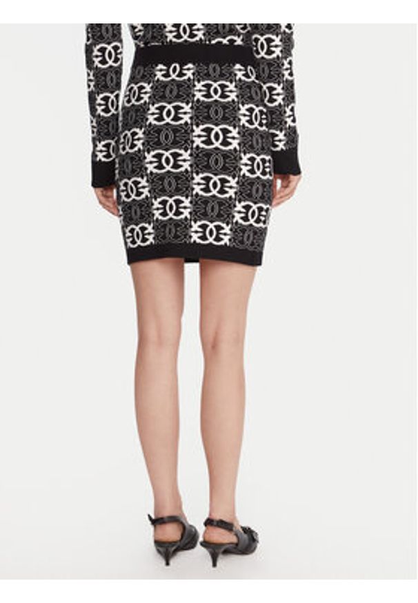 Pinko - PINKO Spódnica mini Bang Bang 106040 A2YD Czarny Slim Fit. Kolor: czarny. Materiał: wiskoza