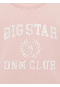 Big-Star - Koszulka dziewczęca z nadrukiem różowa Minka 600. Okazja: na co dzień, na uczelnię. Kolor: różowy. Materiał: dzianina, tkanina, bawełna, skóra, jeans. Długość: krótkie. Wzór: nadruk. Styl: casual, klasyczny, młodzieżowy #2
