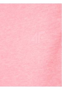 4f - 4F Spodnie dresowe HJL22-JSPDD001 Różowy Regular Fit. Kolor: różowy. Materiał: bawełna
