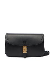 Pinko - PINKO Torebka Saddle Flat AI 25-26 PCPL 105349 A1ZX Czarny. Kolor: czarny. Materiał: skórzane
