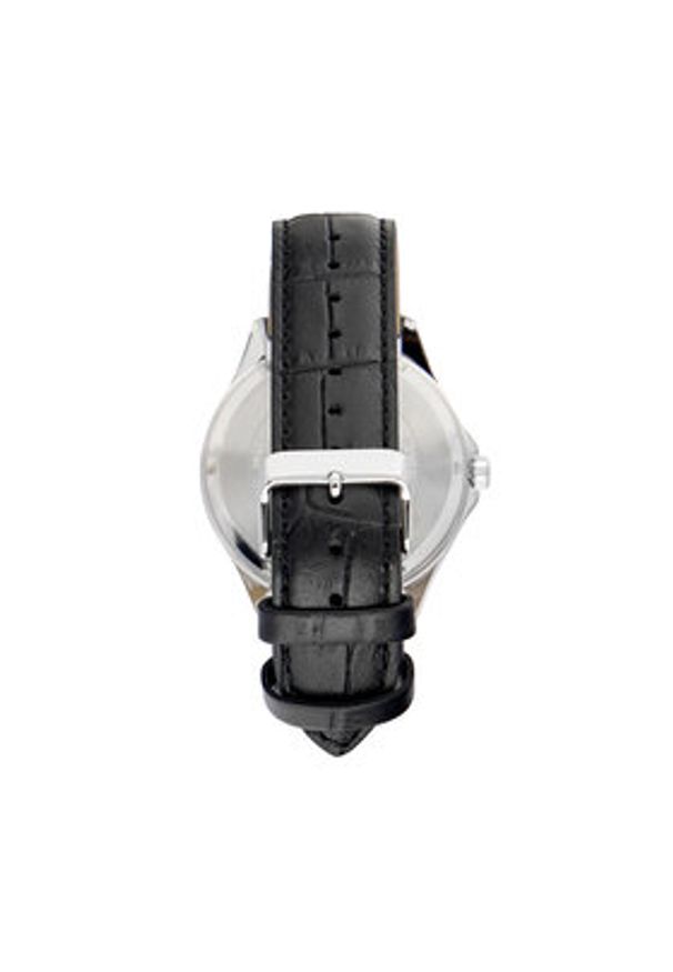 Casio Zegarek MTP-M110L-1AVER Czarny. Kolor: czarny. Materiał: skóra
