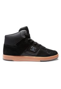 DC Shoes - Buty dla Mężczyzn DC CURE Czarny. Kolor: brązowy, zielony, wielokolorowy. Materiał: syntetyk, skóra, poliester, materiał. Szerokość cholewki: normalna