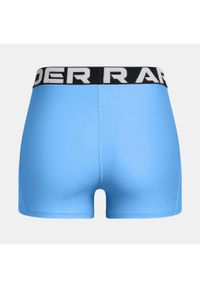 Under Armour - Krótkie legginsy treningowe damskie UNDER ARMOUR szybkoschnące kolarki. Kolor: niebieski. Długość: krótkie