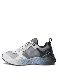 Calvin Klein Jeans Sneakersy Retro Tennis Low Lace Mix Ml Sat YW0YW01307 Czarny. Kolor: czarny. Materiał: materiał #5