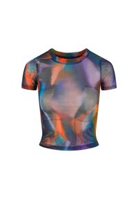 Damska koszulka z dzianiny Urban Classics AOP. Kolor: wielokolorowy. Materiał: dzianina #1