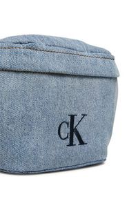 Calvin Klein Saszetka nerka Ckj Denim Waistbag LV04G3149G Błękitny. Kolor: niebieski. Materiał: materiał