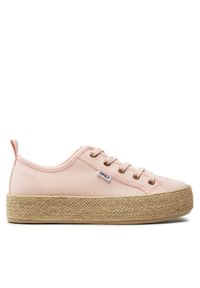 ONLY Shoes Espadryle Onlida 15319621 Różowy. Kolor: różowy. Materiał: materiał
