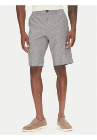Tom Tailor Szorty materiałowe 1044712 Szary Slim Fit. Kolor: szary. Materiał: bawełna