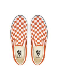 Vans Tenisówki Classic Slip-On VN000D6Y52K1 Pomarańczowy. Zapięcie: bez zapięcia. Kolor: pomarańczowy. Materiał: materiał #6