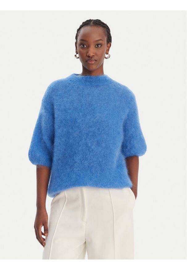 Dixie Sweter M277Y101A Niebieski Relaxed Fit. Kolor: niebieski. Materiał: syntetyk