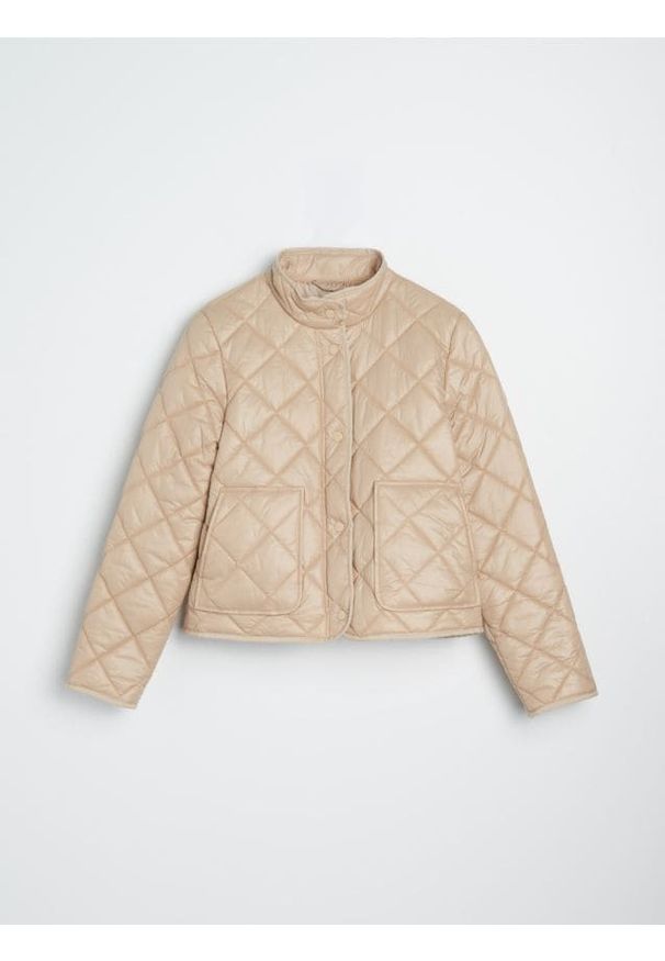 Sinsay - Kurtka pikowana - kremowy. Kolor: kremowy