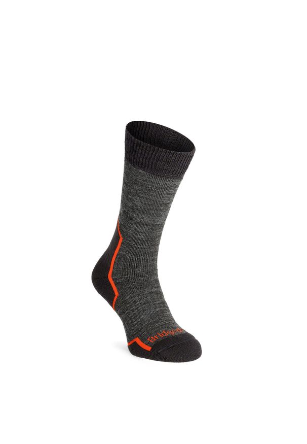 BRIDGEDALE - Skarpety trekkingowe ridgedale Explorer HW Merino Comfort Boot. Kolor: szary. Sport: outdoor