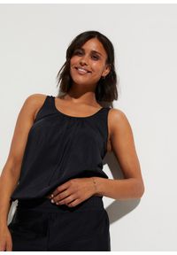 bonprix - Top tankini oversize w bombkowym fasonie. Kolor: czarny. Materiał: poliamid #1