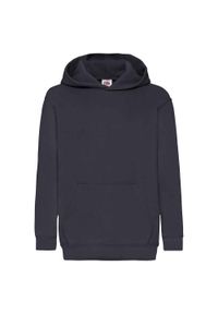 FRUIT OF THE LOOM - Bluza Z Kapturem Dla Dzieci. Typ kołnierza: kaptur. Kolor: niebieski