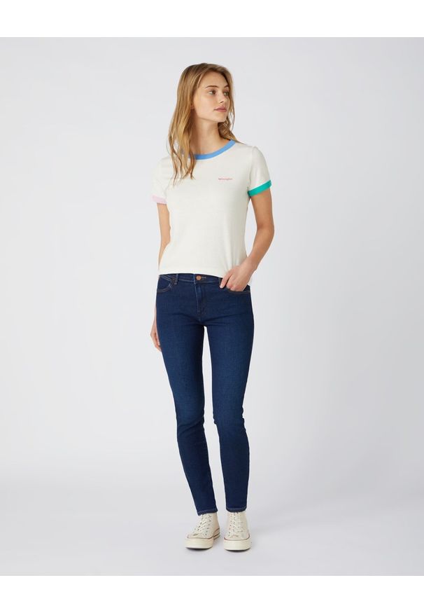 Wrangler - WRANGLER SKINNY DAMSKIE SPODNIE JEANSOWE DREAM BLUE 28 W28K47389 112141283