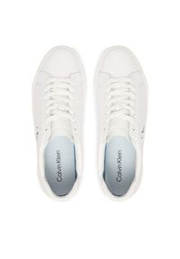 Calvin Klein Sneakersy Basket Cupsole Laceup Lth Ml YM0YM01460 Biały. Kolor: biały. Materiał: skóra #2