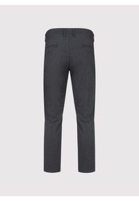 Pako Lorente - PAKO LORENTE – Grafitowe spodnie męskie chino. Okazja: na co dzień. Kolor: szary. Materiał: bawełna, poliester, elastan. Sezon: zima, jesień. Styl: casual #4