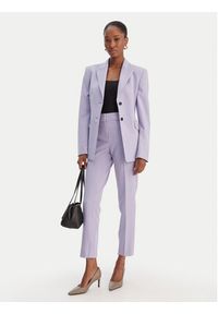 Hugo - HUGO Marynarka Asmalla-1 50533901 Granatowy Slim Fit. Kolor: niebieski. Materiał: syntetyk #4