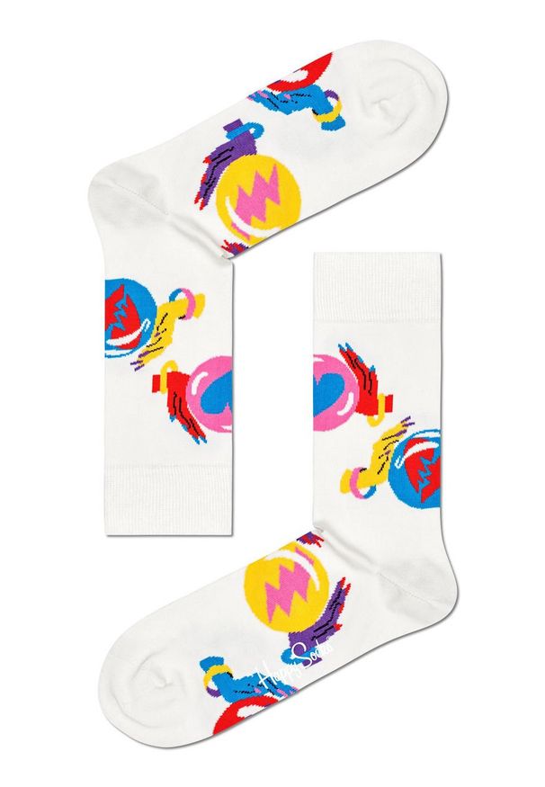 Happy-Socks - Happy Socks - Skarpetki Circus Socks Gift Set (2-PACK). Kolor: wielokolorowy. Materiał: bawełna, materiał, poliamid, elastan