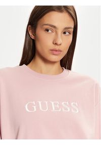 Guess Bluza O5RQ03 KCO31 Różowy Regular Fit. Kolor: różowy. Materiał: bawełna #5