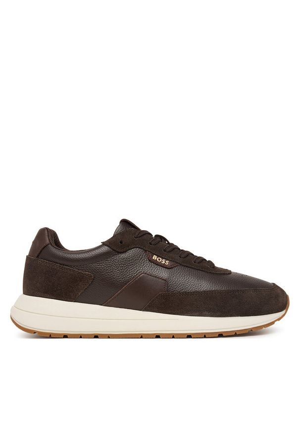 Sneakersy BOSS. Kolor: brązowy